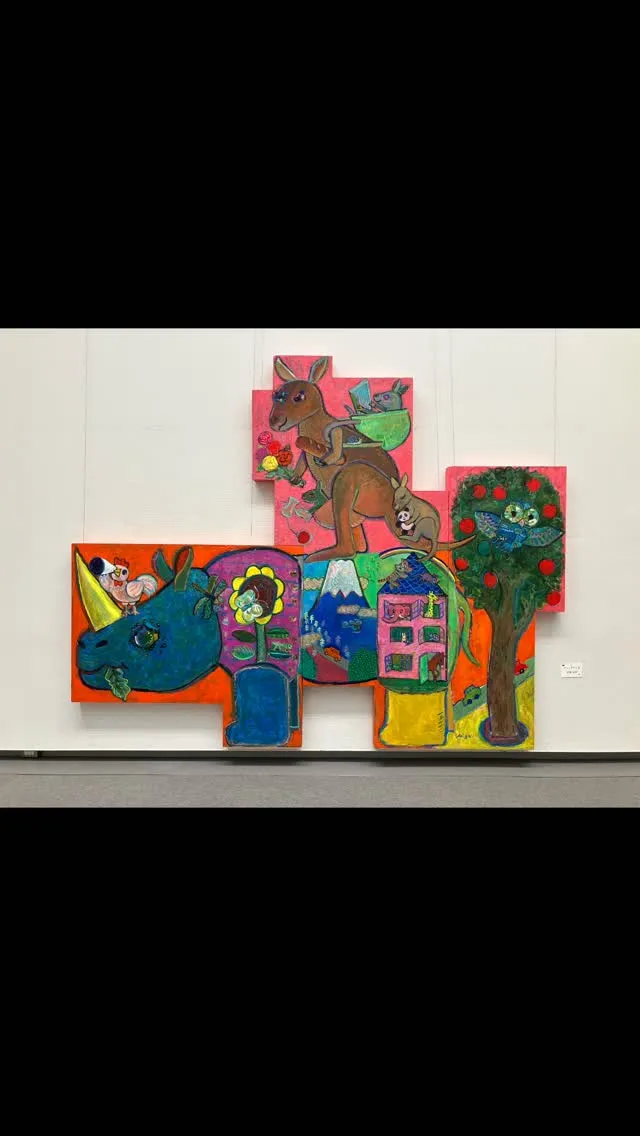 今日、国展に行ってきました。